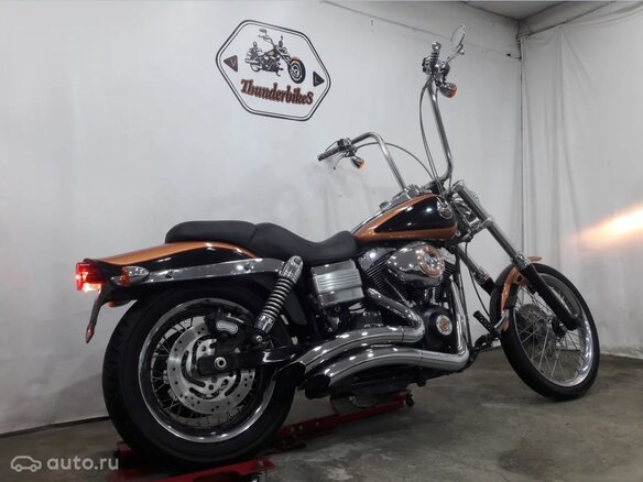 2008 Harley-Davidson Dyna Wide Glide, золотистый - вид 6