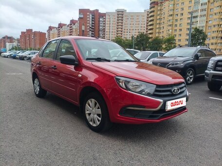 2020 Lada (ВАЗ) Granta I Рестайлинг, красный, 695000 рублей, вид 3