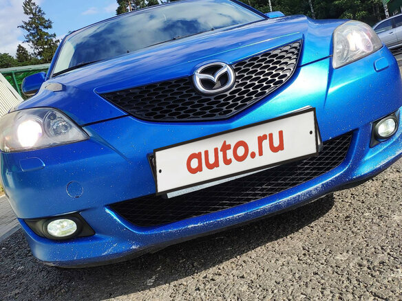 2006 Mazda 3 I (BK), голубой - вид 12