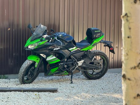 2017 Kawasaki Ninja 650, зелёный, 600000 рублей, вид 3