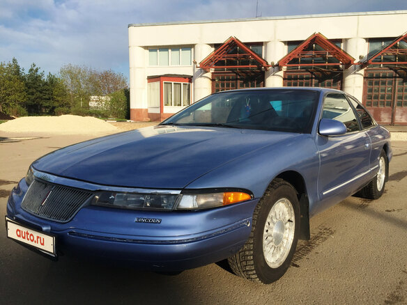 1993 Lincoln Mark VIII I, голубой - вид 6