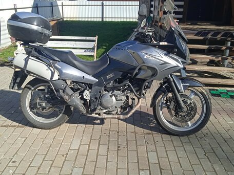 2010 Suzuki V-Strom DL 650, серебристый, 595000 рублей, вид 1