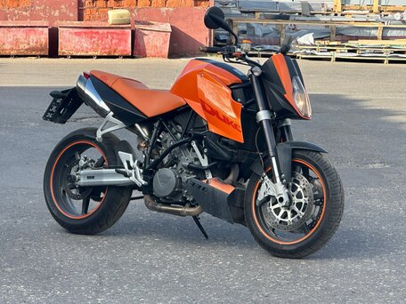 2005 KTM 990 Super Duke, оранжевый, 600000 рублей, вид 2