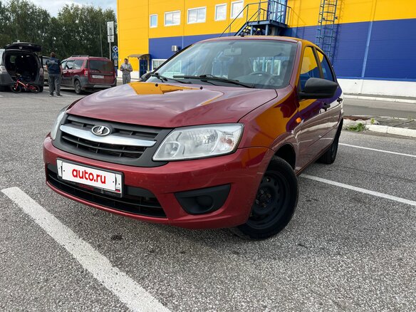 2016 Lada (ВАЗ) Granta I, пурпурный, 470000 рублей - вид 1