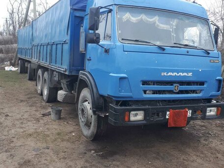 2002 КамАЗ 53215, синий, 1750000 рублей, вид 3