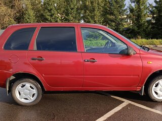2009 Lada (ВАЗ) Kalina I, красный, 370000 рублей, вид 4