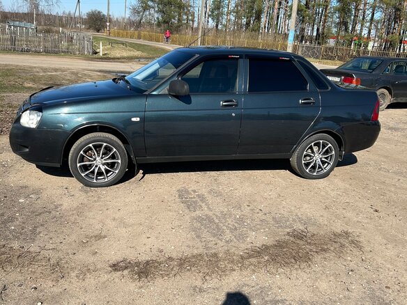 2013 Lada (ВАЗ) Priora I Рестайлинг, зелёный, 400000 рублей - вид 25