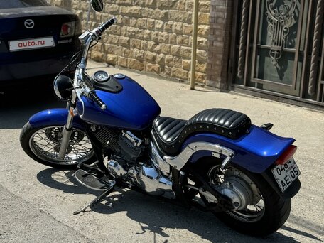 1998 Yamaha XVS400 Drag Star, синий, 285000 рублей, вид 2