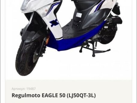 2023 Regulmoto Eagle 50, синий, 60000 рублей, вид 3