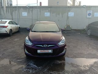 2011 Hyundai Solaris I, фиолетовый, 715000 рублей, вид 1