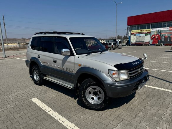 1997 Toyota Land Cruiser Prado 90 Series, серый, 1580000 рублей - вид 2