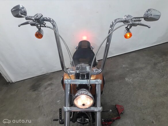 2008 Harley-Davidson Dyna Wide Glide, золотистый - вид 19