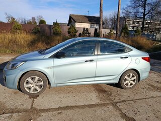 2013 Hyundai Solaris I, голубой, 590000 рублей, вид 5
