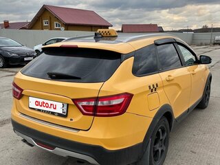 2021 Lada (ВАЗ) Vesta SW Cross I, жёлтый, 900000 рублей, вид 3