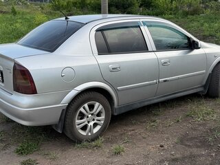 2003 Opel Astra G, серебристый, 400000 рублей, вид 4