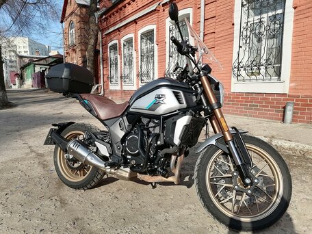 2022 CFMoto 700CL-X Heritage, серый, 459000 рублей, вид 4