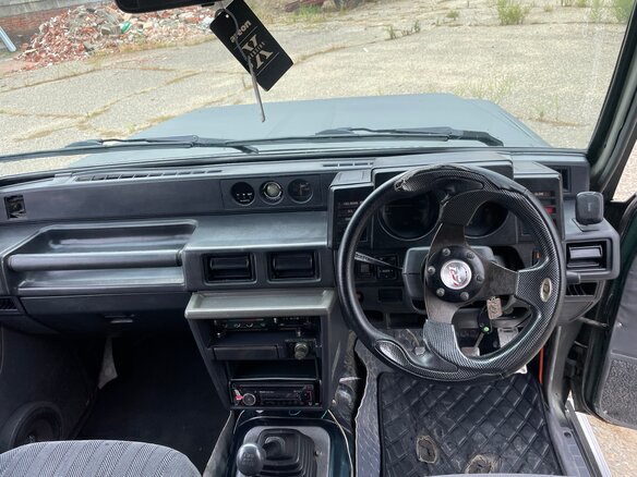 1991 Daihatsu Rugger I, зелёный - вид 24