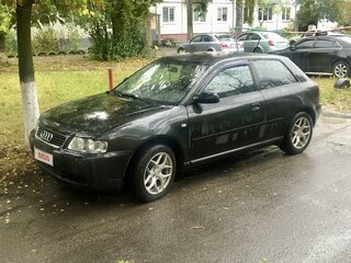2001 Audi A3 I (8L) Рестайлинг, чёрный, 375000 рублей, вид 2