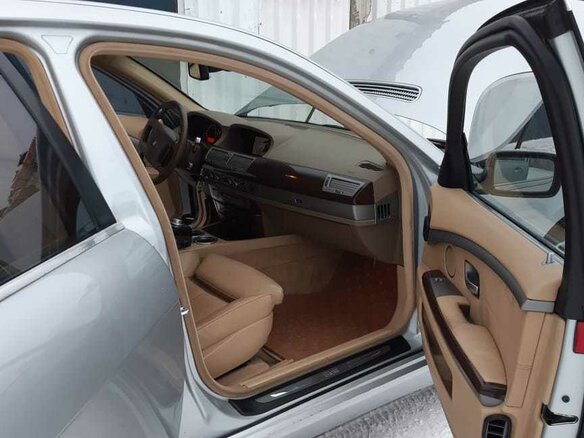 2006 BMW 7 серии 750i IV (E65/E66) Рестайлинг, серебристый - вид 9
