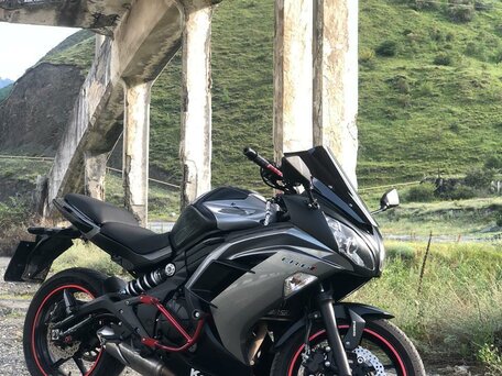 2014 Kawasaki ER-6F (Ninja 650R), серый, 630000 рублей, вид 1