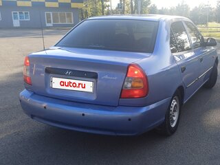 2004 Hyundai Accent ТагАЗ II, фиолетовый, 380000 рублей, вид 4