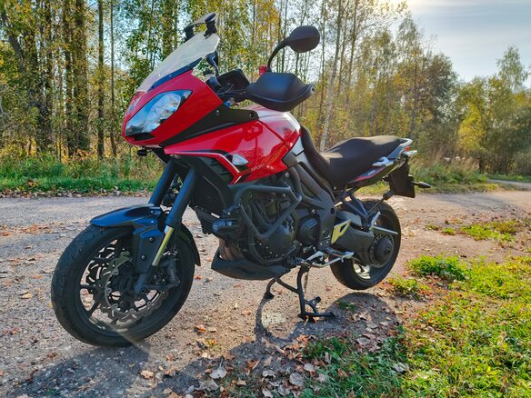 2014 Triumph Tiger 1050, красный, 750000 рублей - вид 12