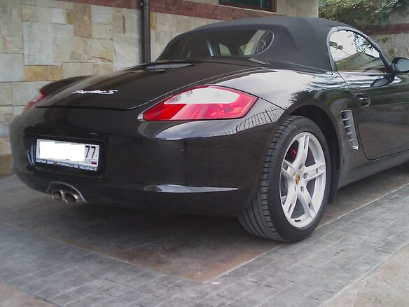 2007 Porsche Boxster S II (987) Рестайлинг 1, чёрный - вид 8