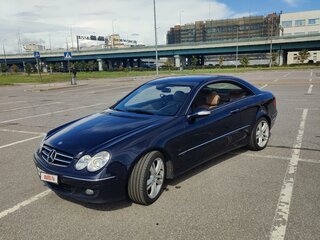 2006 Mercedes-Benz CLK-Класс 200 II (W209) Рестайлинг, синий, 1199000 рублей, вид 1
