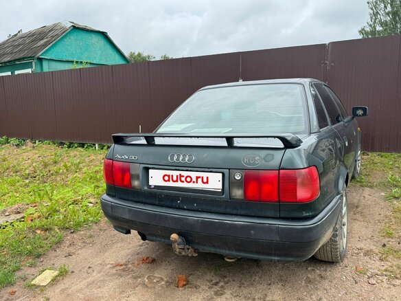 1991 Audi 80 V (B4), зелёный, 180000 рублей - вид 2
