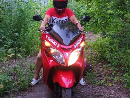 2008 Suzuki Burgman (SkyWave) 250, пурпурный, 200000 рублей, вид 1