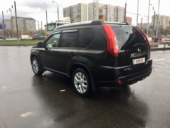 2012 Nissan X-Trail II Рестайлинг, чёрный - вид 2