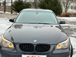 2009 BMW 5 серии 520i V (E60/E61) Рестайлинг, чёрный, 1250000 рублей, вид 3