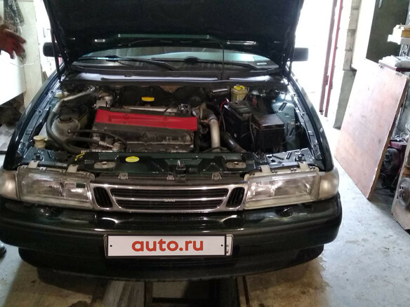 1996 Saab 9000 I Рестайлинг, зелёный - вид 1