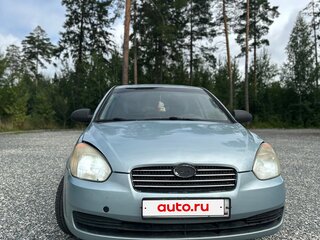 2006 Hyundai Verna II, голубой, 350000 рублей, вид 2