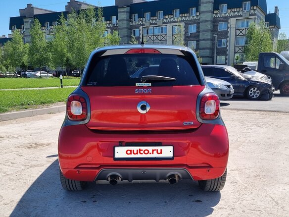2018 Smart Forfour Brabus II, красный - вид 3