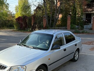2007 Hyundai Accent ТагАЗ II, серебристый, 190000 рублей, вид 1
