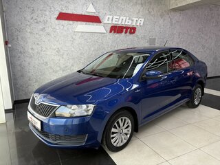 2019 Skoda Rapid I Рестайлинг, синий, 1425000 рублей, вид 1