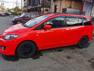 2008 Mazda 5 I (CR) Рестайлинг, красный, 850000 рублей, вид 2