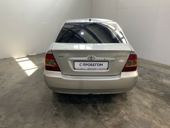 2006 Toyota Corolla IX (E120, E130) Рестайлинг, серебристый - вид 4