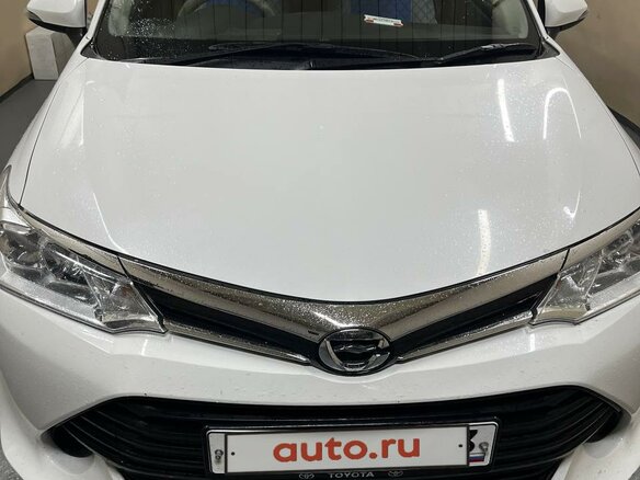 2015 Toyota Corolla Axio XI (E160, E170, E180) Рестайлинг 1, белый, 1270000 рублей - вид 1