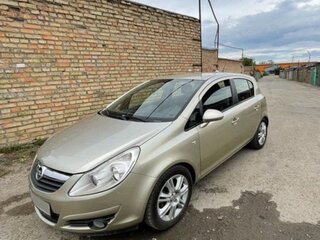 2008 Opel Corsa D, золотистый, 730000 рублей, вид 4