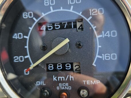 1993 Honda Steed 400, чёрный, 300000 рублей, вид 4