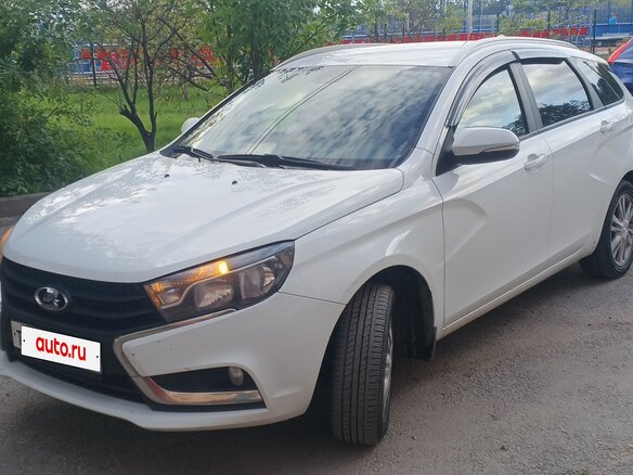 2019 Lada (ВАЗ) Vesta SW I, белый, 1000000 рублей - вид 1