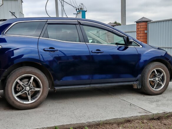 2011 Mazda CX-7 I Рестайлинг, синий, 1050000 рублей - вид 14