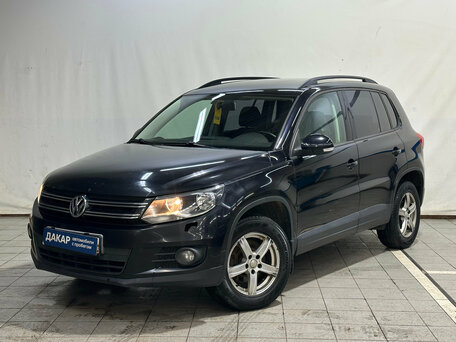 2011 Volkswagen Tiguan I Рестайлинг, чёрный, 870000 рублей, вид 1