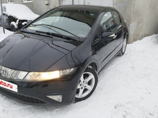 2008 Honda Civic AMT VIII Рестайлинг, чёрный, 800000 рублей, вид 3