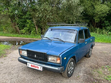 2001 Lada (ВАЗ) 2107, синий, 80000 рублей, вид 3
