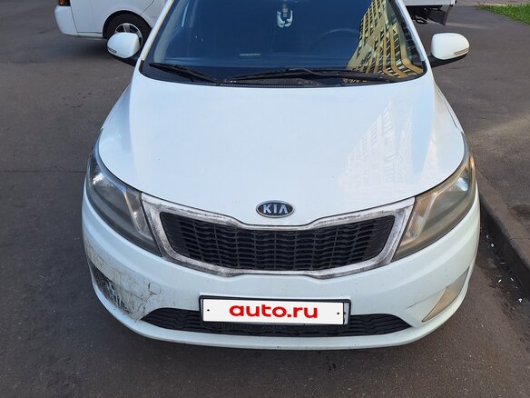 2012 Kia Rio 5-speed III, белый