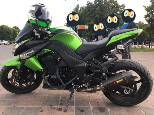 2012 Kawasaki Z 1000, зелёный, 599999 рублей - вид 2