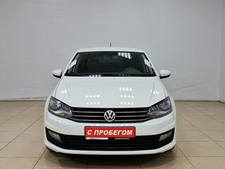 2018 Volkswagen Polo V Рестайлинг, белый, 980000 рублей, вид 2